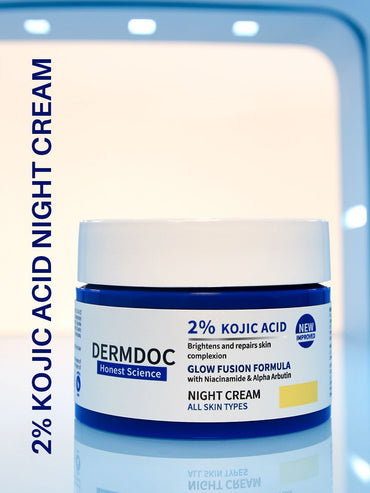 DermDoc 2% Kojic Acid Night Cream (50 G)