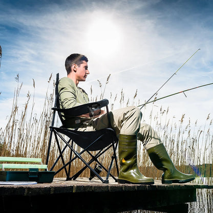 Folding Oxford Canvas Camping & Sketching Chair: Compact Stool for Fishing & Painting