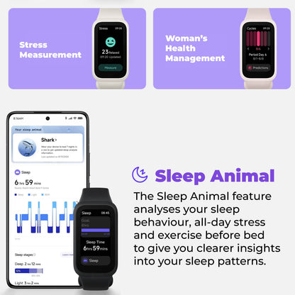 Xiaomi Smart Band 9 Active Smart Watch with 5ATM Water Resistance SpO2 / Scientific Sleep Monitoring Heart Rate Monitoring & 50 Sport Modes etc...