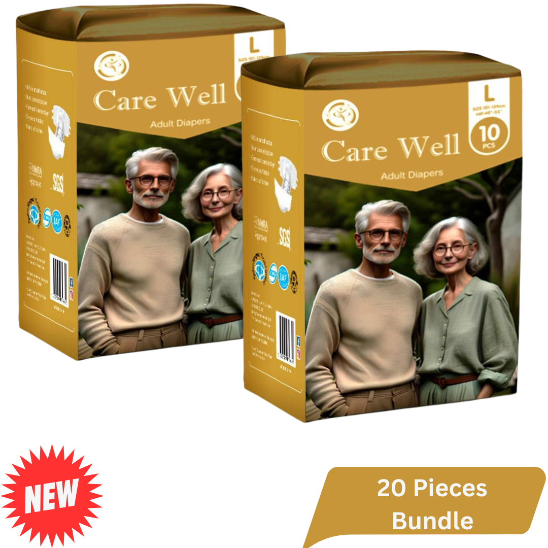 Carewell Adult Diapers Large 20 Pcs