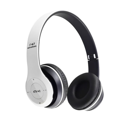 P47 Bluetooth 4.1 Headphone Wireless Headband Earphone Hands Free Music Headset with MF/TF & AUX