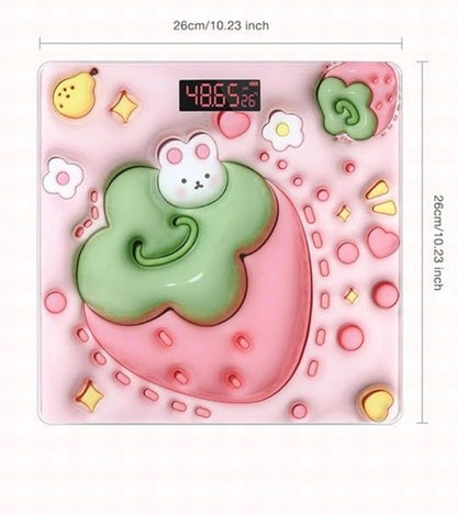 3D Digital Smart Body Scale, Bluetooth Body Weight Bathroom Scale with IOS, Android APP, Wireless