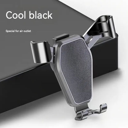 Car Navigation Mobile Phone Holder Car Air Outlet Anti Shaking Gravity Car Holder Factory Mobile