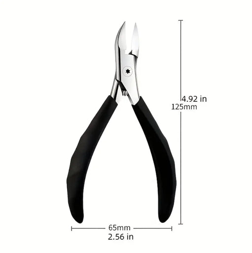 Professional Podiatrist Toenail Clippers – Extra-Sharp Pointed Blades, Wide Jaw for Thick & Ingrown