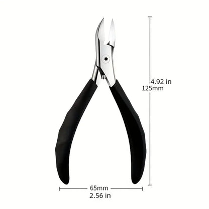 Professional Podiatrist Toenail Clippers – Extra-Sharp Pointed Blades, Wide Jaw for Thick & Ingrown