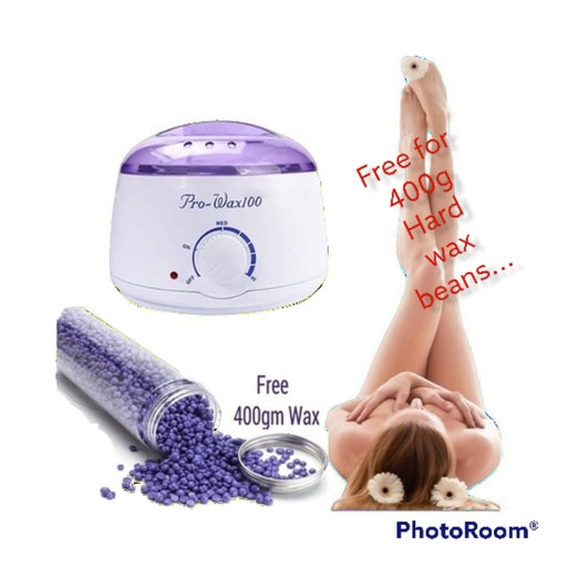 Wax Warmer Hair Removal Waxing Kit Hair Remover Tool (100G Wax Beans Free)