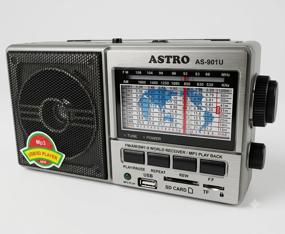 Rechargeable Radio FM with USB/ SB/ FP-901U