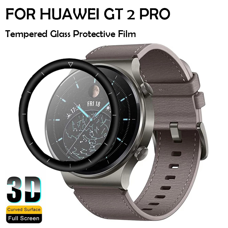 Curved Edge Premium Tempered Glass Screen Protector for Apple Watch / Huawei / Samsung Smart Watches