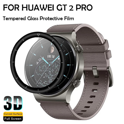 Curved Edge Premium Tempered Glass Screen Protector for Apple Watch / Huawei / Samsung Smart Watches