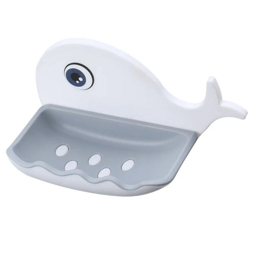 Whale Shaped Soap Holder Wall-Mounted