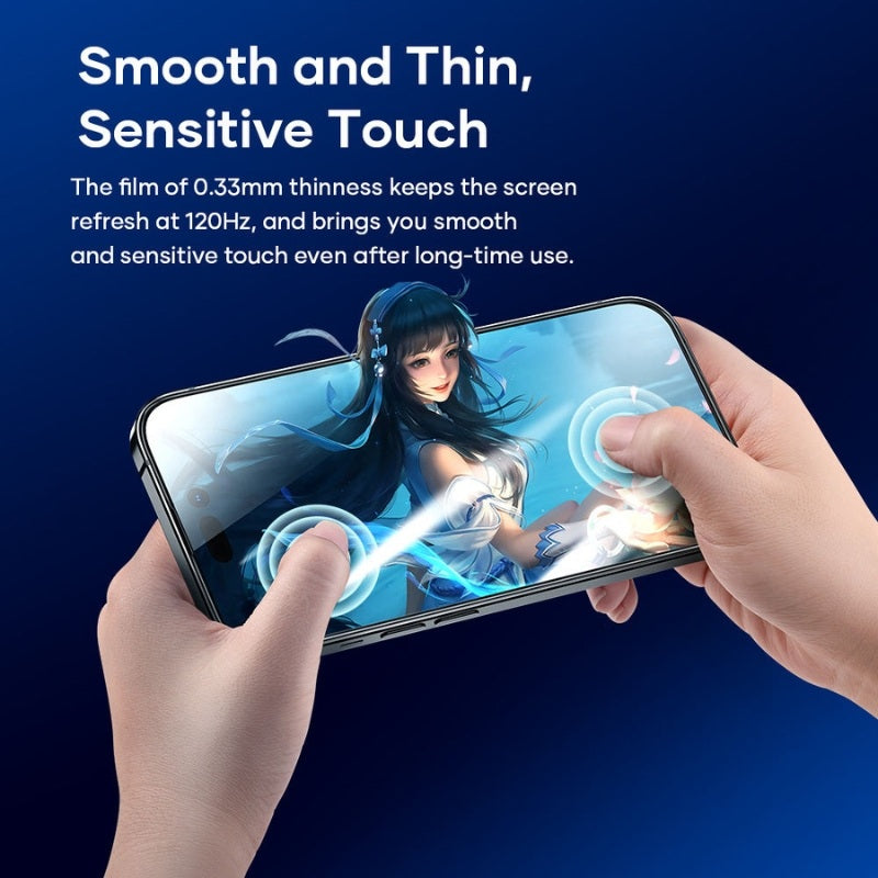 ATB DESIGN HDGlass  Full-Coverage Anti-Shock Tempered Glass Screen Protector For iP 17 Models