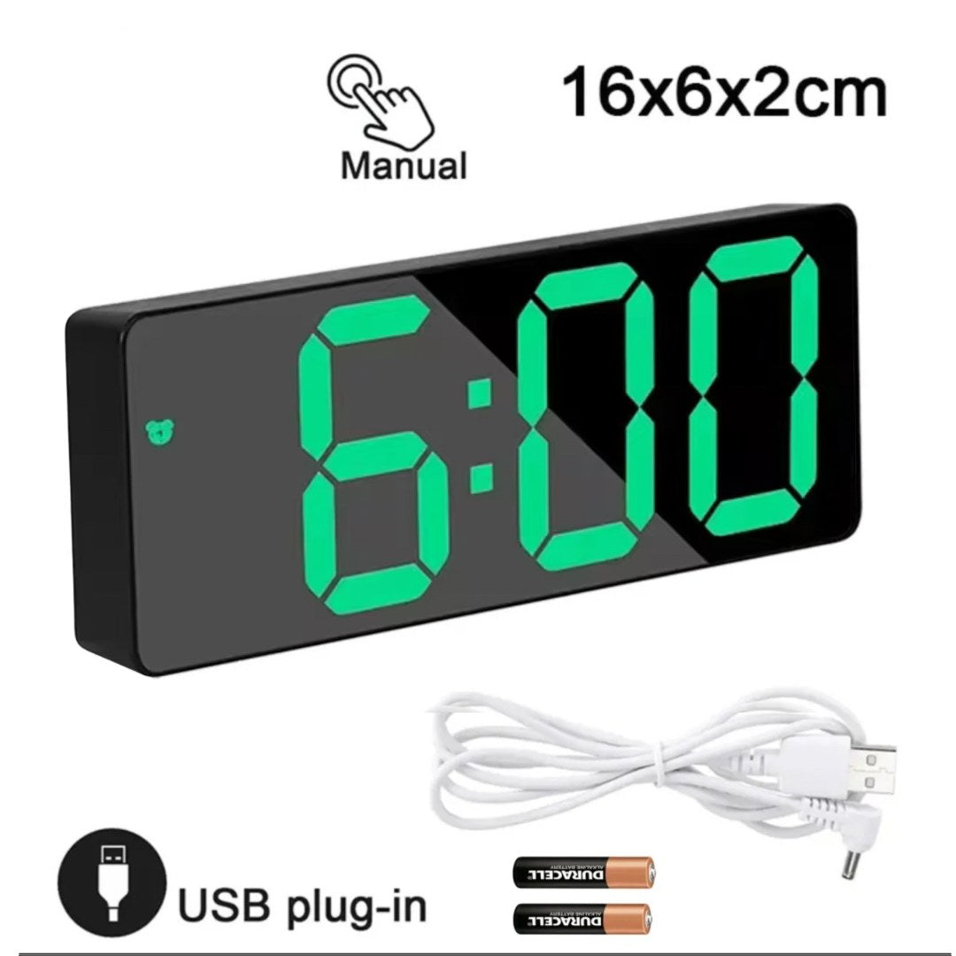 Digital Alarm Clock Led Wall-Mounted Digital Wall Clock