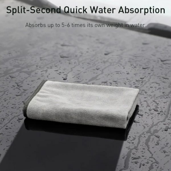Orginal Baseus Microfiber Car Wash Quick Hair Dryer Car Towel Cleaning Cloth ( 40CM * 80CM ))