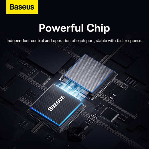 Baseus UltraJoy Series 4-in-1 USB-C Hub To USB 3.0 Extention - Grey