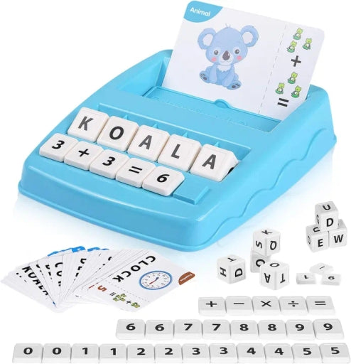 Educational Game -2in1, Matching Letters and Arithmetic, Reading Spelling, Word Objects