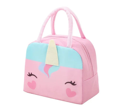 Cartoon Thermal Insulation Lunch Bags Oxford Fresh Cooler Pouch for Students Children Lunch Picnic
