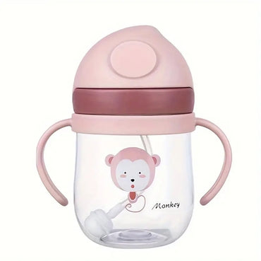 250Ml Cartoon Kids Drinking Cup – Leakproof BPA-Free Cup with Straw, Durable and Easy to Handle