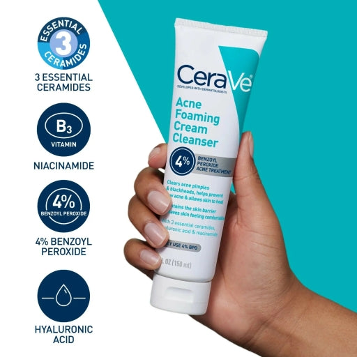 CeraVe Acne Foaming Cream Cleanser 150Ml