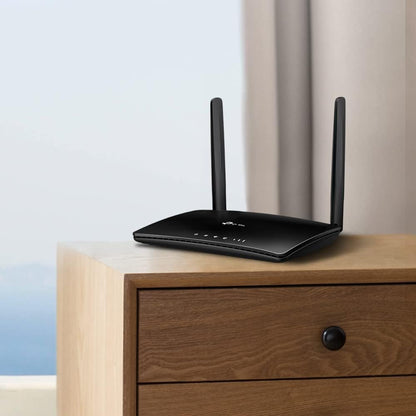 TP-Link MR6400 300 Mbps Wireless N 4G+Cat 4 LTE Router, 4G Network SIM Slot Unlocked, With WAN Connection, No Configuration required, Parental Control