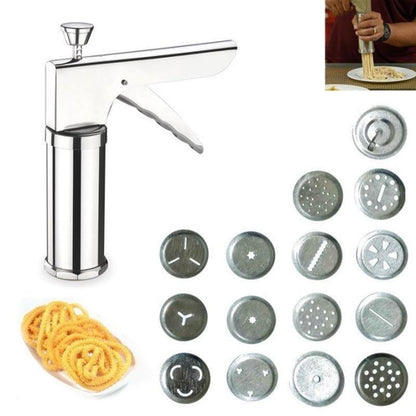 Hand Press Murukku Maker/Idiyappam Maker/Noodles/Cookies Stainless Steel Kitchen Press