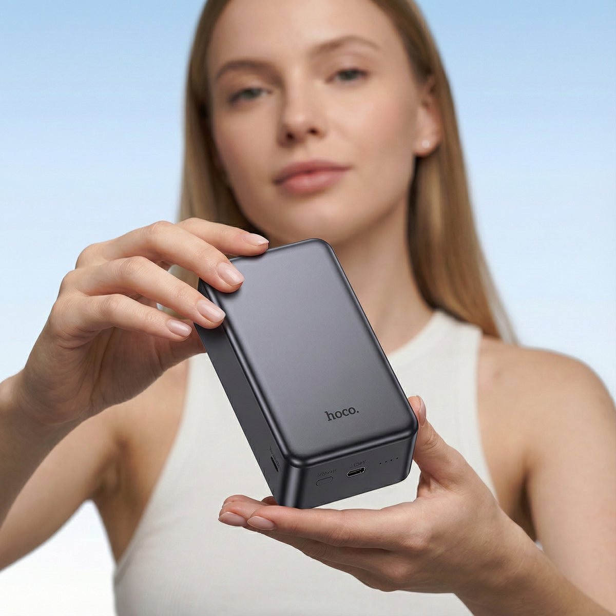 Hoco J160B 20000mAh PD20W + QC3.0 Power Bank with 15W Magnetic Wireless Charging