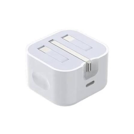 35W USB-C PD Power Adapter UK Pin Fast Charger for IPhone, Samsung & Xiaomi