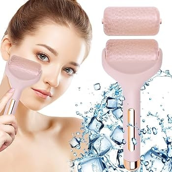 Ice Roller Face Massager - Therapeutic Cooling to Naturally Tone & Tighten