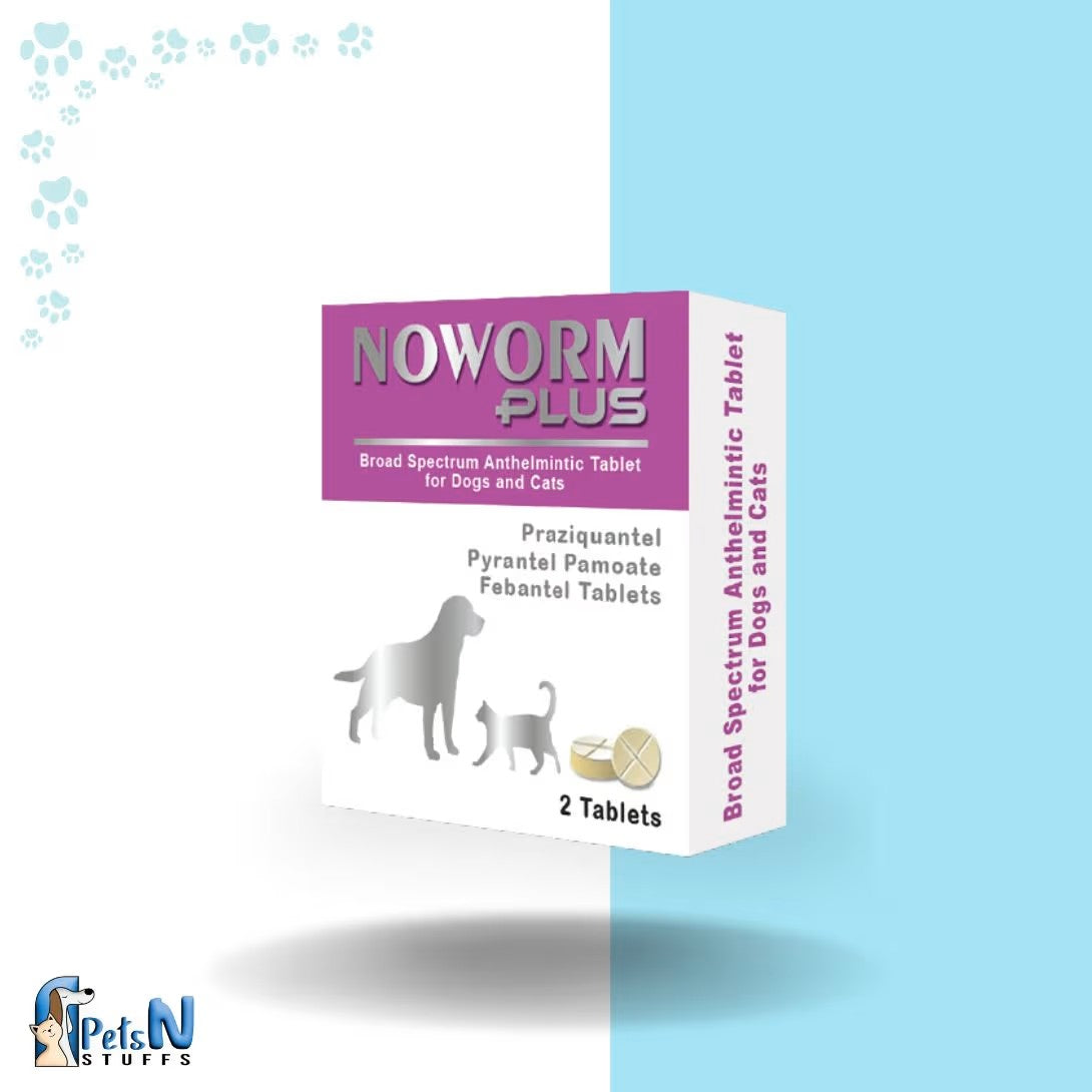 Noworm Plus Deworming Tablets for Dogs (2 Tablets)