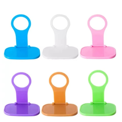 Foldable Cell Phone Charging Rack Holder Wall Charger Adapter Hanger Shelf