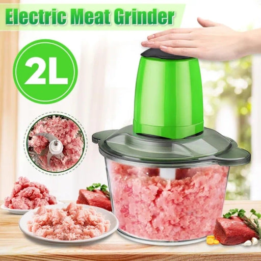 Electric Meat Grinder Multi-Function Food Processor Powerful Household Electric Chopper Cutter Blend
