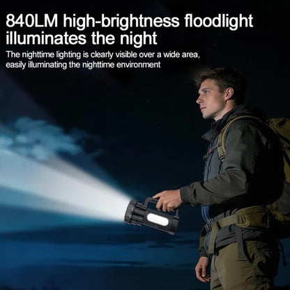 Yesido TC12 Outdoor Emergency Multifunctional Rechargeable Torch 6w led Dual Lamp Light Flashlight