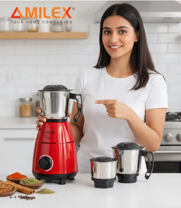 Quality Indian Mixer Grinder 3 in 1 Jar Sets 550 W