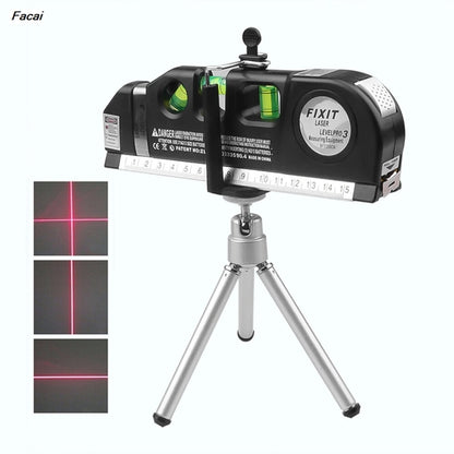 Laser Level Line Tool, Multipurpose Laser Level Kit Standard Cross Line Laser