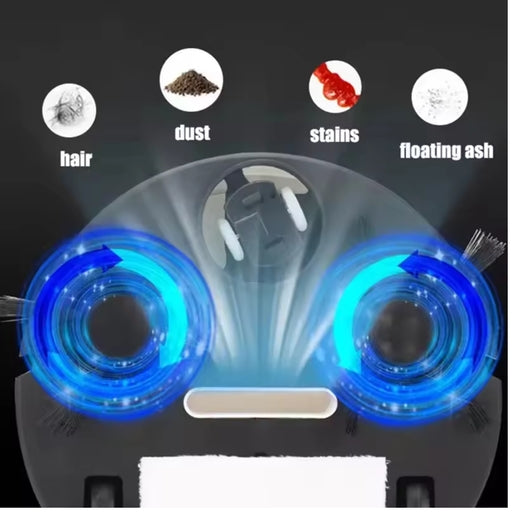 All-in-One Smart USB Robot Vacuum Cleaner – Wireless Sweeping, Mopping & Floor Cleaning for Home