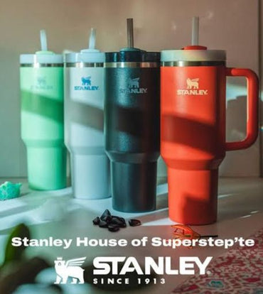 Stanley Stainless Steel Vacuum Tumbler with Straw - 1.18L | Leak-Proof | Perfect for Sports