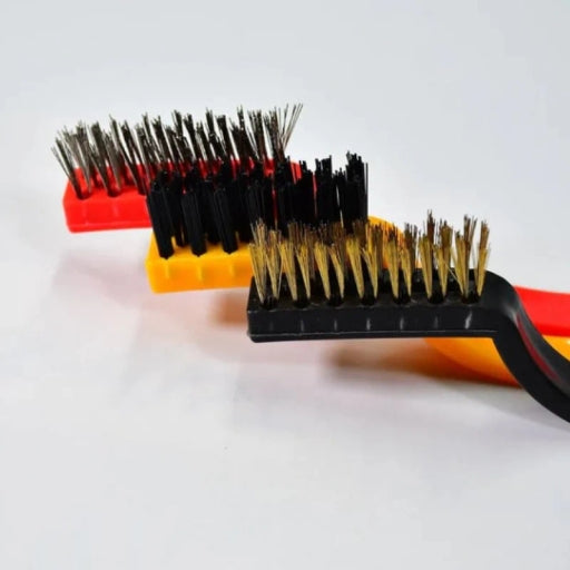 Multicolor Sharp Teeth Brush for Cleaning Burners of Gas Stove and Hard Stains