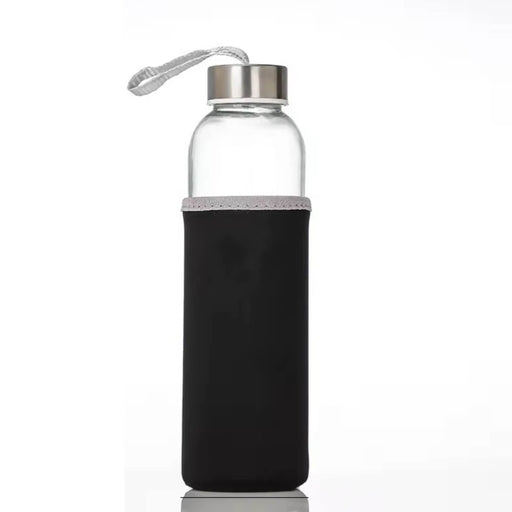 Mini Glass Water Bottle with Sleeve