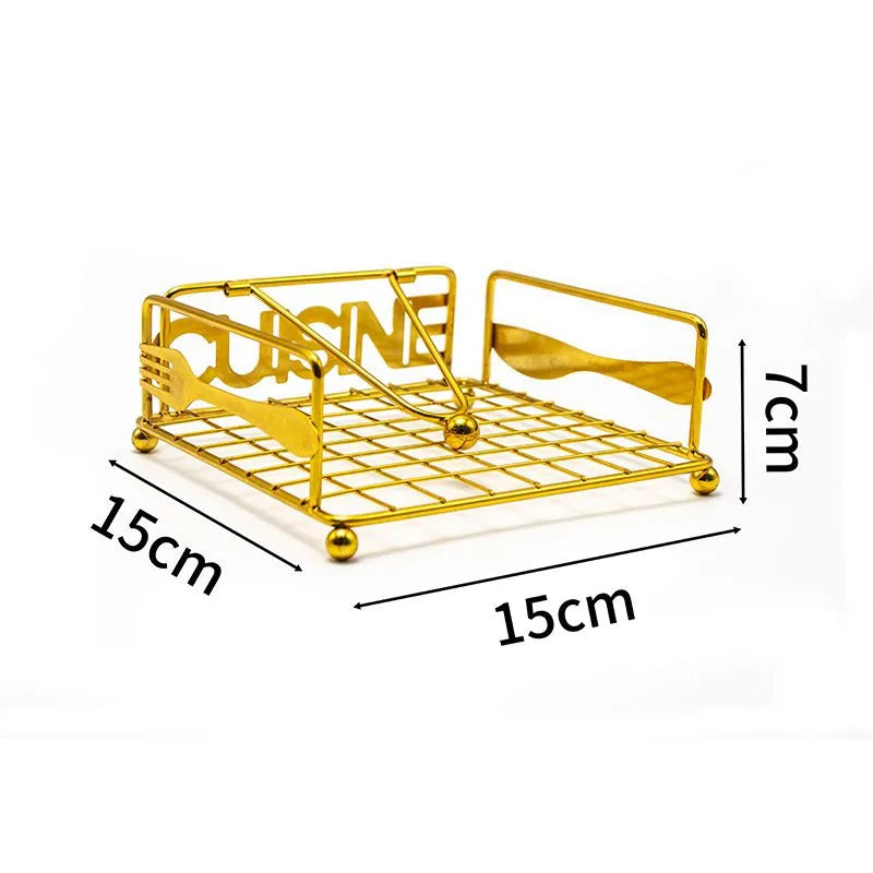 Classic Tissue Holders for Tables, Dining Table Napkin Holders for Kitchen