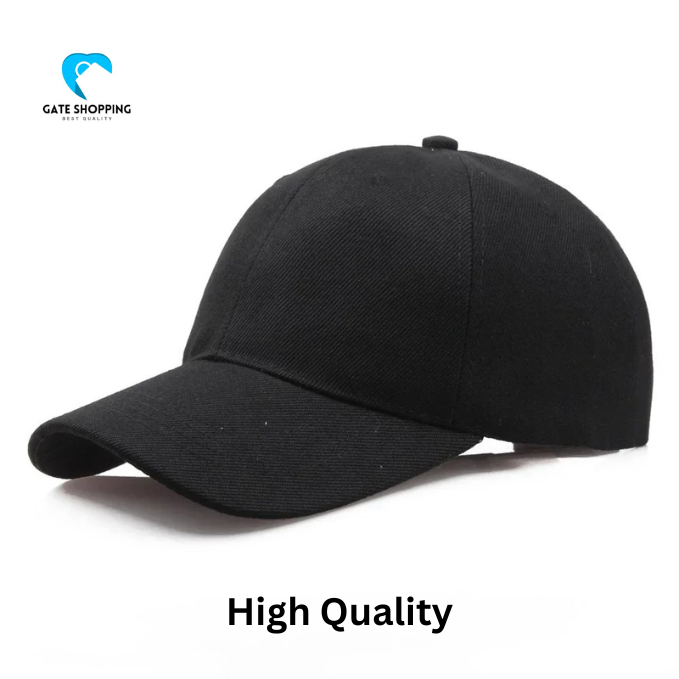 High-Quality Unisex Cotton Baseball Cap: Top-Rated Adjustable Dark Theme Sun Cap for Adults