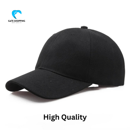 High-Quality Unisex Cotton Baseball Cap: Top-Rated Adjustable Dark Theme Sun Cap for Adults