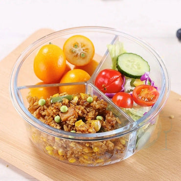 950Ml 3-Compartment Microwave-Safe Lunch Box