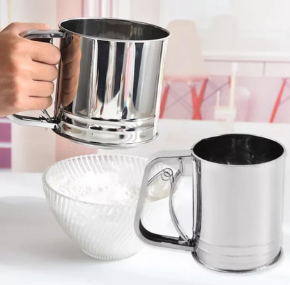 Stainless Steel Flour Sifter 250G Capacity