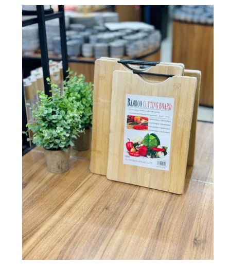 Wood Cutting Board Single Block Solid Wood Bamboo