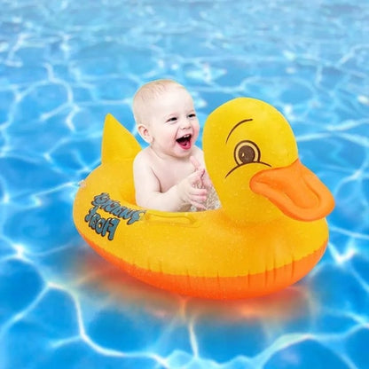 Children Duck Swim Learning