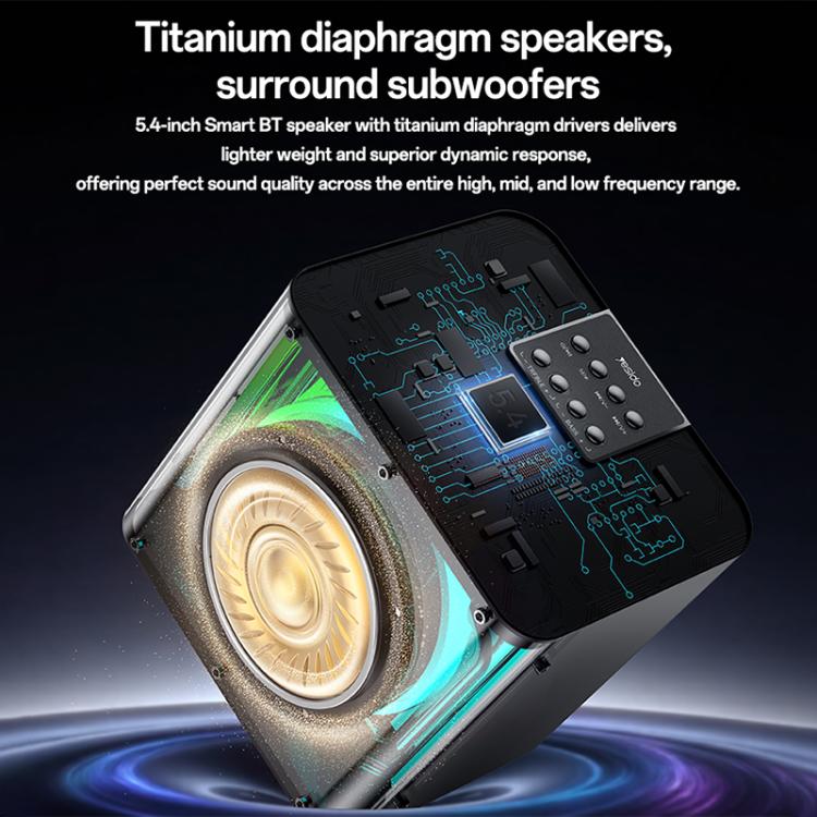 Yesido YSW41 40W 2.1 Channel System Colorful RGB Bluetooth Speaker Subwoofer