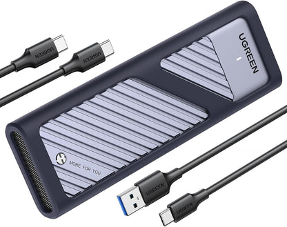 UGreen 15511 M.2 NVMe SSD Enclosure USB 3.2 10Gbps NVMe Enclosure PCIe M.2 to USB Adapter Aluminum External Portable SSD Case