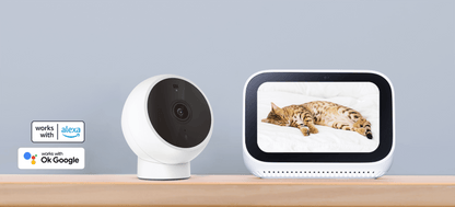 Xiaomi Mi Camera 2K Magnetic Mount, Ultra Clear 2k Image Quality, Infrared Night Vision, Two-Way Voice Calls, Motion Detection, Smart Voice Control
