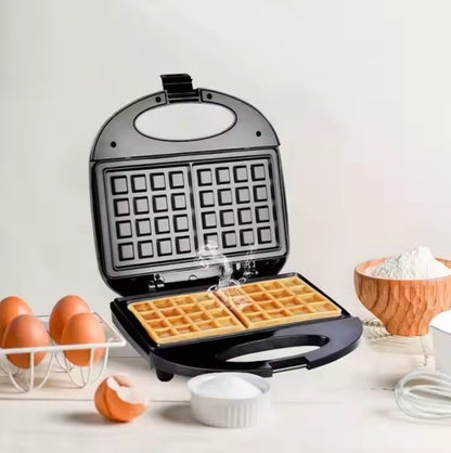 Sokany Waffle Maker SK-114, Portable 2-Slice Square Nonstick Waffle Maker with Easy Handle