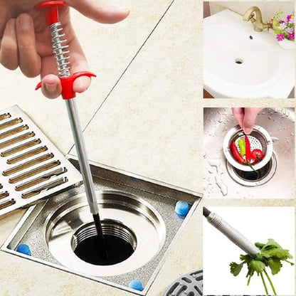 Flexible Retractable Grabber Tool Claw Stick Drain Cleaner Hair Remover Cable Aid SMT