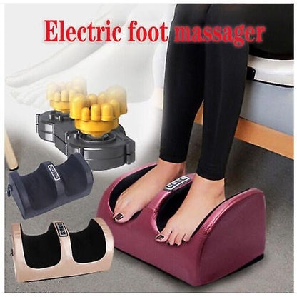Electric Foot Massager with Shiatsu Kneading and Heat Therapy, Calf Leg Pain Relief, Spa-Quality